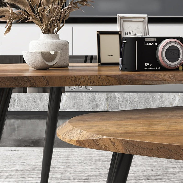 Minimalist Nordic Wood Coffee Table For Study And Living Room