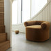 Light Luxury Single Velvet Sofa For Living Room