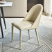 Nordic Design Leisure Backrest Dining Chair Beige