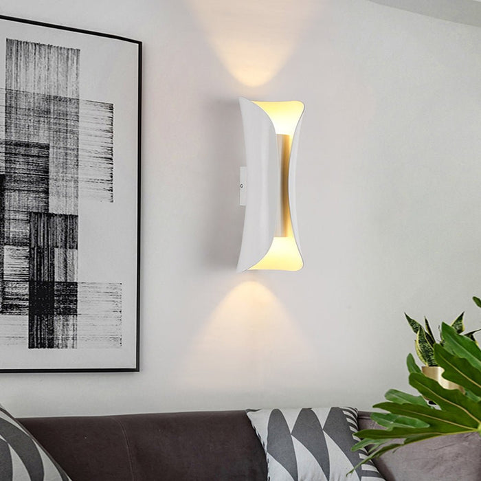 MIRODEMI® White/Black Simple Nordic Creative Luxury Small Wall Sconce