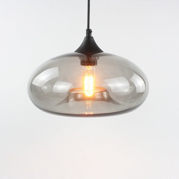 MIRODEMI® Modern hanging loft Glass lustre Pendant Lamp for restaurant, bar, kitchen Gray