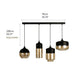MIRODEMI® Modern loft hanging Glass Pendant Lamp for Kitchen, Restaurant, Bar, living room, bedroom A4