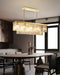 MIRODEMI® Gold crystal rectangle chandelier for dining room, kitchen island image | luxury lighting | rectangle chandeliers