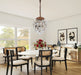 Monarch Collection Blossom Crystal Pendant Chandelier