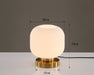 MIRODEMI® Modern Decor Table Glass Lamp for Bedroom, Living Room, Bedside, Study image | luxury lighting | glass table lamps