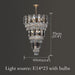 MIRODEMI® Post-modern Grand Crystal Luxury Chandelier for Living Room, Villa, Stairwell Warm light / Dia23.6*H37.4"