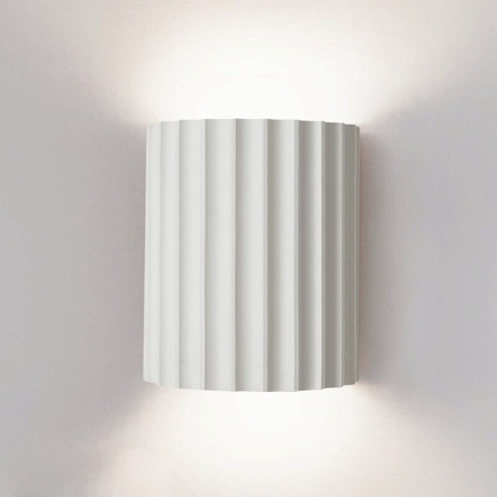 MIRODEMI® Green/Gray Nordic Wall Mounted Up/Down Resin Wall Sconce Warm light / White