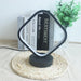MIRODEMI® Aluminum Black Ring LED Reading Night Light Table Lamp Warm light, Non-dimmable / Square