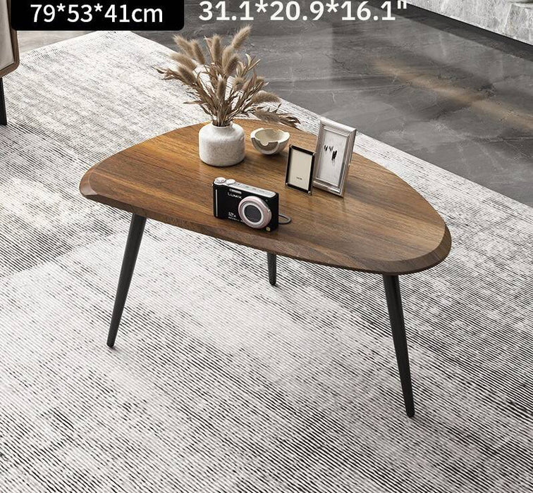 Minimalist Nordic Wood Coffee Table For Study And Living Room Wood / 31.1x20.9x16.1"