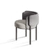 Light Luxury Technology Cloth Art Dining Chair Grey