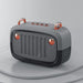 Mini Audio Wireless Portable Bluetooth Sound Bar W5.4*D2*H3.4" / Gray