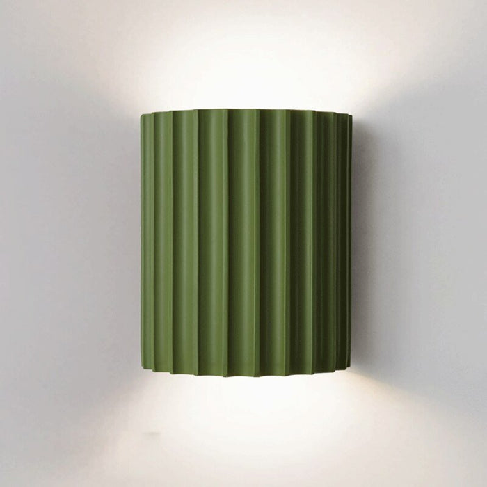 MIRODEMI® Green/Gray Nordic Wall Mounted Up/Down Resin Wall Sconce Warm light / Green