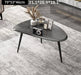 Minimalist Nordic Wood Coffee Table For Study And Living Room Grey Wood / 31.1x20.9x18.1"