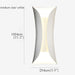 MIRODEMI® White/Black Simple Nordic Creative Luxury Small Wall Sconce White / H21.3*W5.5"