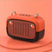 Mini Audio Wireless Portable Bluetooth Sound Bar W5.4*D2*H3.4" / Red