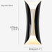 MIRODEMI® White/Black Simple Nordic Creative Luxury Small Wall Sconce Black / H29.9*W5.5"