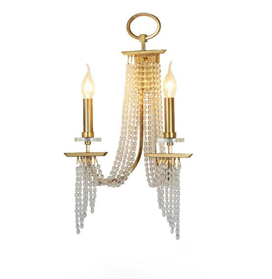 MIRODEMI® Luxury Contemporary LED Crystal Chandelier with Beads for Dining Room image | luxury lighting | luxury chandeliers