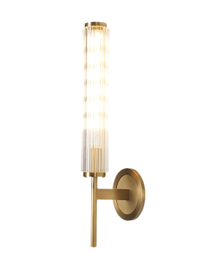 MIRODEMI® Luxury Glass Copper Wall Sconce for Bathroom, Living Room image | luxury lighting | glass wall lamps | luxury decor