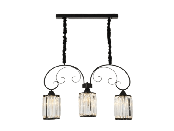 MIRODEMI® Amazing Vintage Crystal Pendant Lamp for Dining Room, Living Room