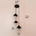 MIRODEMI® Modern loft hanging Glass Pendant Lamp for Kitchen, Restaurant, Bar, living room, bedroom CD3T