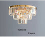 MIRODEMI® Contemporary gold crystal ceiling chandelier for living room, bedroom